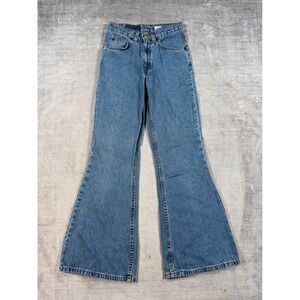 Levis Jeans Women 24x28 Blue 512 High Rise Slim Flare Vintage 90s Made in USA